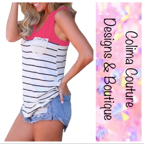 Sale❗️Striped loose racerback - Picture 2 of 3